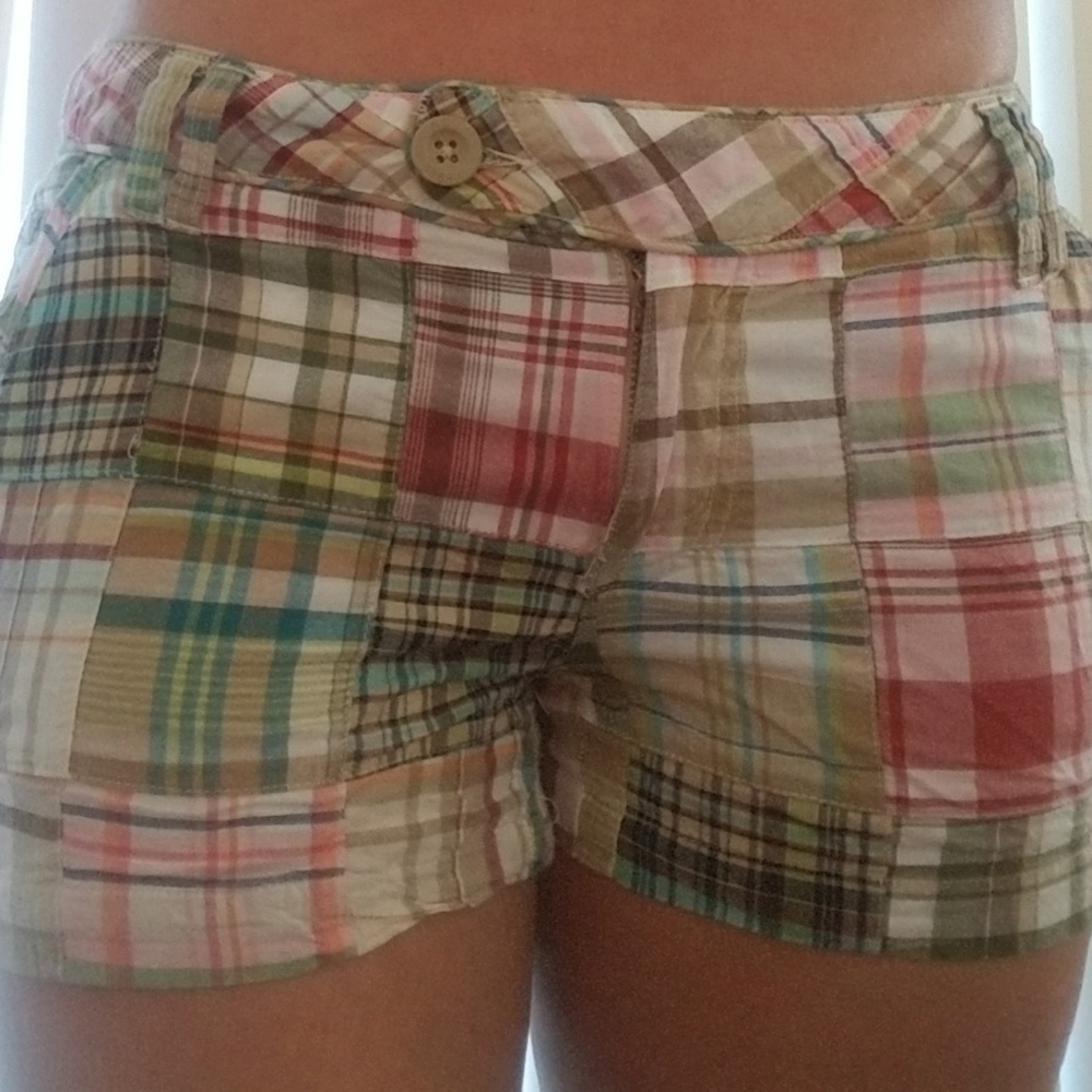 Plaid shorts